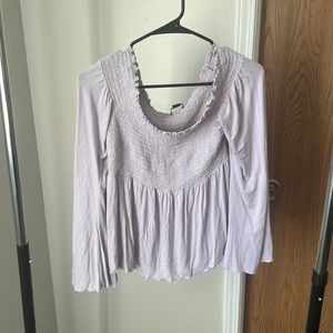 Light purple American eagle blouse